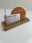 New Kb Knitting Board Sock Loom Adjustable 9  X 3  Knit Your Own Socks  W  Dvd