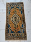19th Century Blue Antique Carpet  Handmade Special Production Rug Free Ship Rug