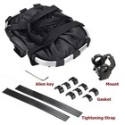 Czxjkkl Bike Basket  Foldable Small Pet Cat Dog Carrier Front Removable Bicyc   