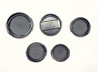 Minolta 5 Front Lens Cap Set 72mm 62mm 2x 55mm 49mm Vintage Lot