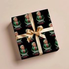 Funny Trump Christmas Wrapping Paper Roll  Holiday Gift Wrap For Gag Gifts