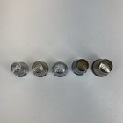 Lot Of 5 Sewing Thimbles Sizes 7  8  8  9  10 Metal Vintage Mixed Variety  87204