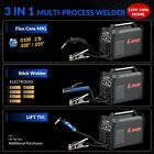 Gz Guozhi 140a Mig Welder 3 In 1 Welder 110v Flux Core Welder  mig arc lift Tig 