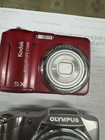 Digital Camera Lot Of 3 Olympus   Kodak  Polaroid