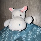 Mary Meyer Baby Hippo Lovey Infant Plush Newborn Security Blanket Toy Pink Teal