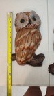 Vintage Pair Of Owl Wall Plaques 1970 s Wall Decor Mid Century Kitsch 10 