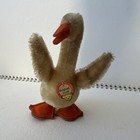 Steiff Original Vintage 6    Mohair Tulla The Goose Chest Tag Button Vguc