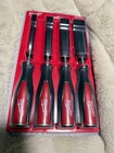 Milwaukee 4932479897 4pc Beveled Edge Wood Chisel Set 1 4 1 2 3 4 1in New