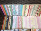 Huge 6x6 Scrapbook Paper Lot 190 Shts  mixed Themes   Brands new