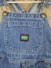 Key Blue Jeans Bib Overalls Child Youth Boys Girls Size 6 Denim Kid s