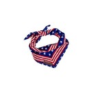 Dog Bandana With Lightweight Quick Drying Poly-blend Mesh Material In Americana