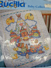 Bucilla Cross Stitch Crib Cover Kit 1997 Baby Collection Teepee Bears  41622 New