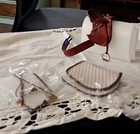 Cm Traditional Lsq Leather English Saddle Set Fits Breyer Or Stone