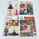 Vtg Lot Of 13 Christmas Sewing Patterns Simplicity Mccalls Butterick Dolls Decor