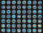 1999 - 2009 Complete Set Of 50 Colorized State And 6 Territorial Quarters In Box