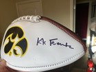 Coach Kirk Ferentz Signed Iowa Hawkeyes Football  see Description  Iowa Legend