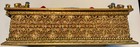 Exquisite Antique austria brass  Jeweled enamel ornate  Ormolu Casket Vanity Box