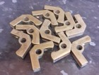 11 X Vintage Solid Brass Stair Rod Brackets