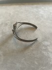 Vintage Sterling Turquoise Navajo   South-western Cuff Bracelet