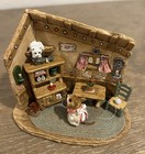 Wee Forest Folk- M-480 Coaxing Kitty With Kibble  dp  Girl Mouse In Pink W taupe