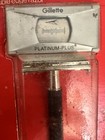 Gillette Black Handle Super Speed Vintage Double Edge Safety Razor New