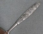 Vintage Norway Pewter Handle Cheese Plane Cake Server Viking Design 9 