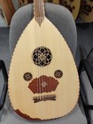 Arabic Oud Instrument Handmade  Middle Eastern Music  natural Wood Oud   Bag 