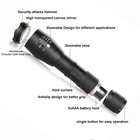 T6 Led Tactical Flashlight Zoom Torch Waterproof Camping Work Light 18650
