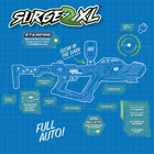 Gel Blaster Surge Xl 2 With Built-in Starfire Glow Activator
