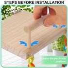 Bird Perch Bird Cage Accessories Platform Swing - For Parrot parakeet budgies
