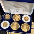 Estate Sale Junk Drawer Coin Lot  Knives Proof Sets Silver Coins Commemoratives