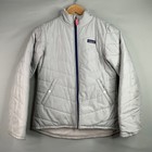 Patagonia Reversible Fleece Jacket Kids L 12 Quilted Full Zip Pink Blue