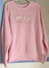 2xl  2025 Walt Disney World Pink Sweatshirt Bow Hat Hearts Castle Pullover