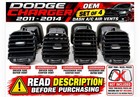2011-2014 Dodge Charger Dash Ac Air Vent Set Of 4 Oem Black No Trim Bezels