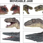 6pcs Jumbo Realistic Dinosaur Toys Set For Kids 3-12  Moveable Jaw  Durable