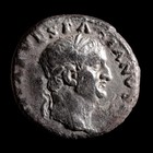 Vespasian Ar Denarius 70 Ad Rome Pax Ancient Roman Silver Coin