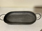 Country Metal Tray With Handles