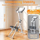 Stair Stepper Folding Vertical Cardio Exercise Climber Stair-master For Exerc   