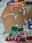 Fisher Price Geotrax Train Toy Large 192 Piece Lot Track  Accessories Buildings