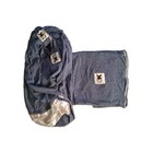 Babyk tan Blue Cotton For 8-35 Lbs Infant Wrap Sling Carrier