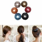 Women Girl Magic Hair Claw Clip Bird Nest Plate Hairpin Ponytail Hair Holder