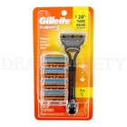 Gillette Fusion5 Value Pack Razor Handle   5 Blade Refills Each Lot Of 2