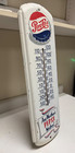 Vintage 1950 s Original Any Weather s Pepsi-cola Advertising Thermometer Sign