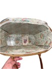 Longaberger Large Boardwalk Basket W  Liner   Protector     Leather Handles 2002