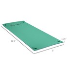 12 5  X 5  Floating Mat With Drink Holders 3-layer Lily Pad  Green