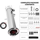 Draft Beer Tower Stainless Steel 3 Flange Brewing Tower Stainless Core Keg Tap D