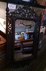 Vintage Homco Mirror Gothic Hollywood Regancy Mcm 1971 Molded Plastic 33x19