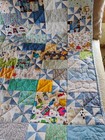 Handmade Quilted Blue Baby Boy Quilt