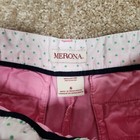 Merona Pink Cotton Chino Shorts Women s Size 6 Cuffed Casual Summer