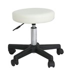 Hydraulic Salon Stool Adjustable Rolling Tattoo Chair Facial Massage Spa White